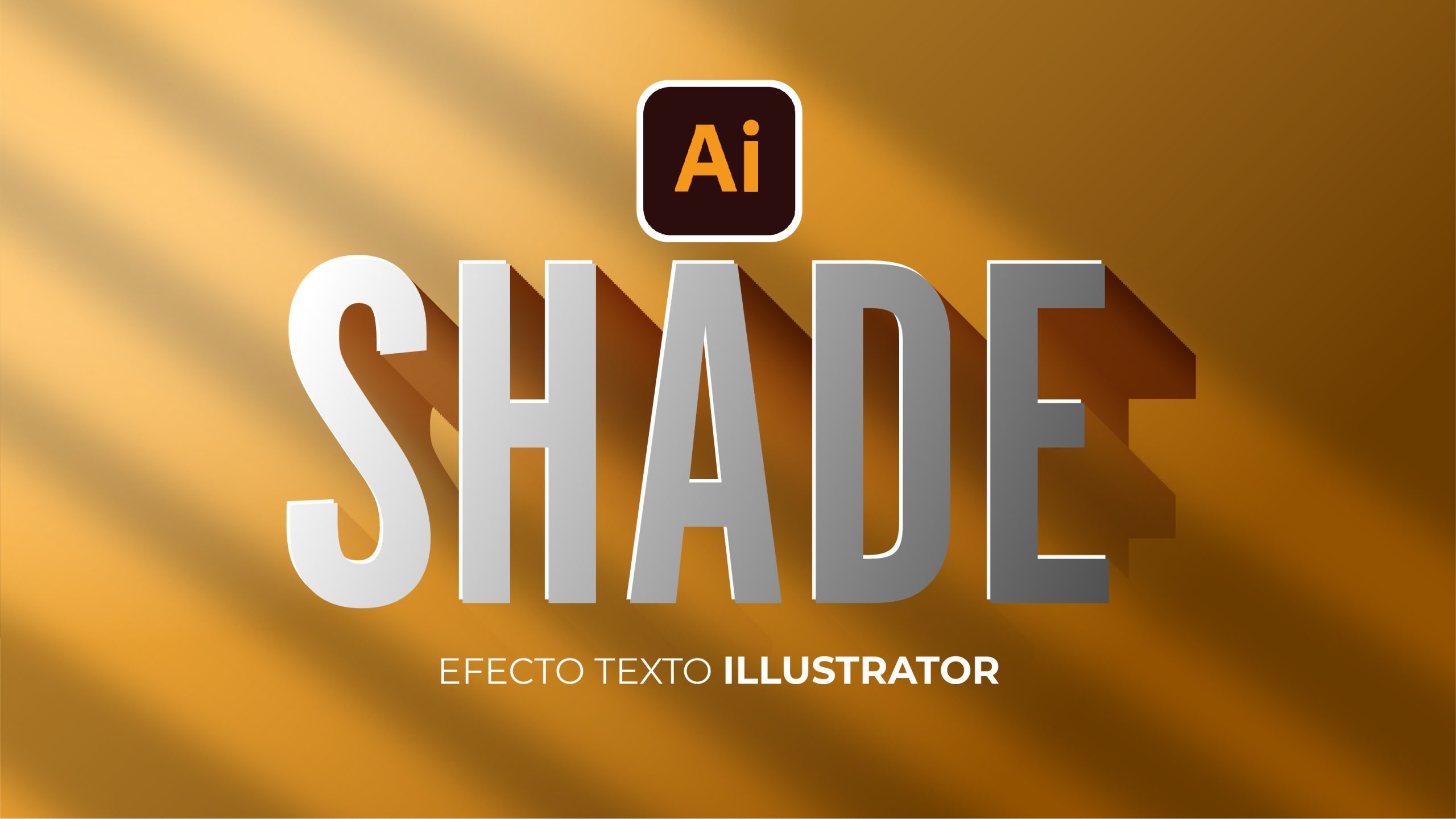 Efecto de texto con sombra en illustrator Aprende Facil