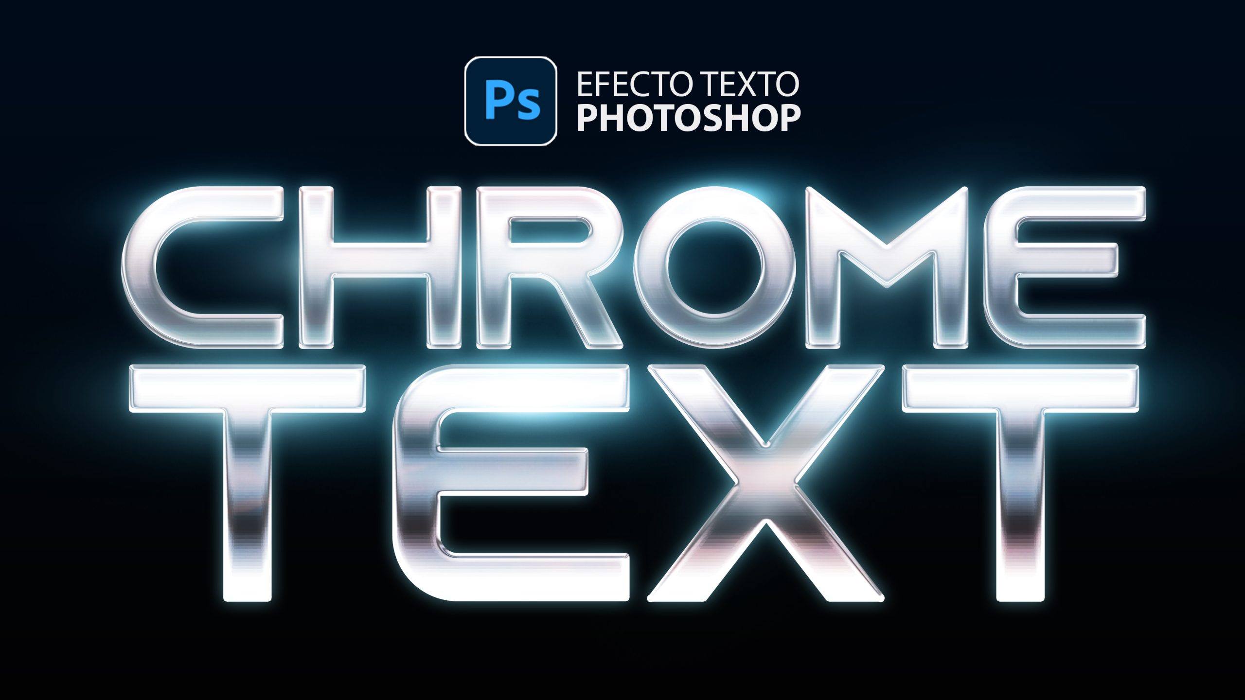 How to make glowing text effect in photoshop - Free and editable - Aprende  Facil