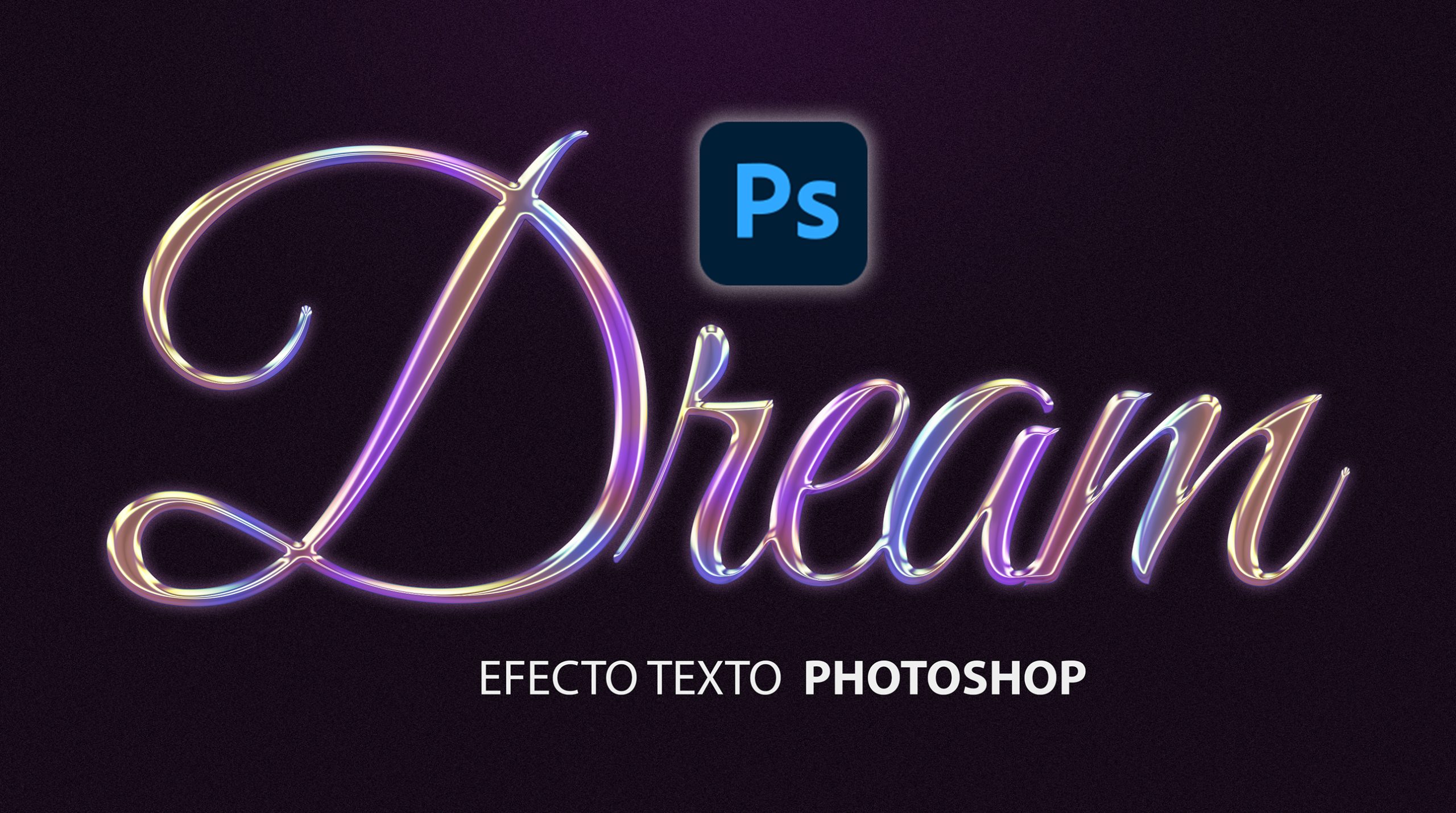 How To Make Iridescent Metal Text Effect In Photoshop Free And 